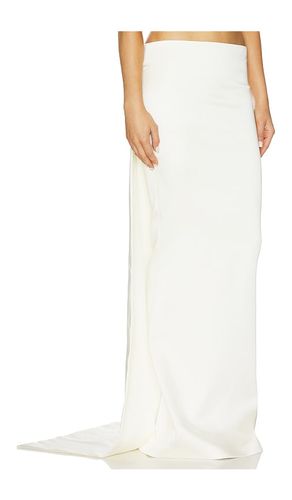 Medea Satin Maxi Skirt in Ivory. - size 34/2 (also in 36/4, 40/8) - ILKYAZ OZEL - Modalova