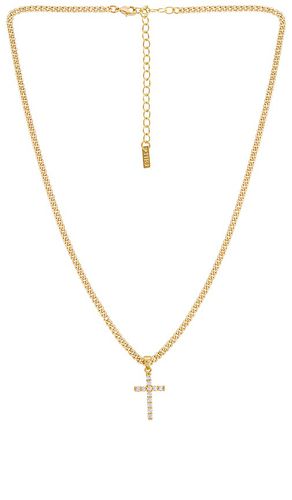 Collar korsa cross en color oro metálico talla all en - Metallic Gold. Talla all - Natalie B Jewelry - Modalova