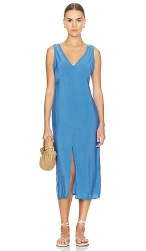 Kimora V-neck Dress in Blue. - size L (also in M, S, XS) - Nation LTD - Modalova