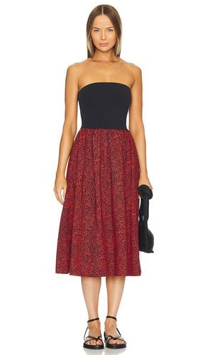 Gabbriette Strapless Dress in Rust. - size L (also in M, S, XL, XS) - Nation LTD - Modalova