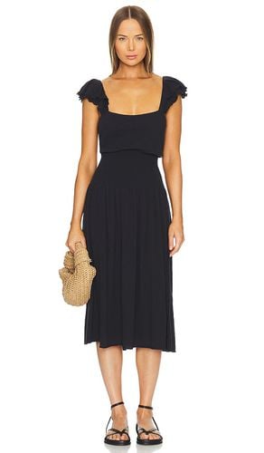 Brittini Smocked Waist Dress in Black. - size L (also in M, S, XL, XS) - Nation LTD - Modalova