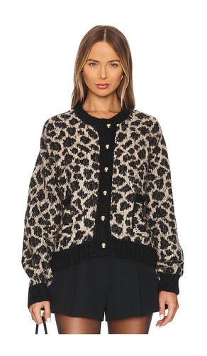 Tessa Jacquard Cardigan in Black. - size S (also in XL/1X, XS) - Nation LTD - Modalova