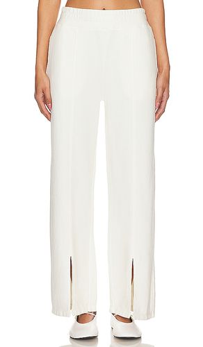 Lincoln Front Slit Knit Pant in Ivory. - size L (also in M, XL) - Nation LTD - Modalova