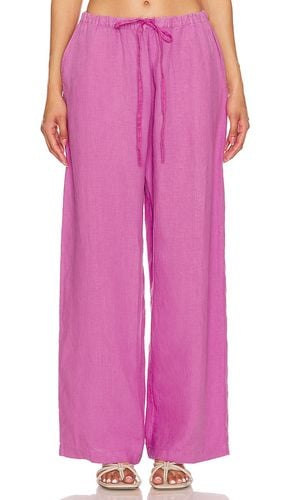 Lucia Tie Waist Pant in Pink. - size L (also in M, S) - Nation LTD - Modalova