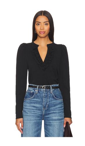 Valita split neck en color negro talla L en - Black. Talla L (también en M, S, XL, XS) - Nation LTD - Modalova