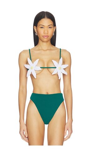 Petal Bikini Top in ,Dark Green. - size M/L (also in XS/S) - Nau Bikinis - Modalova