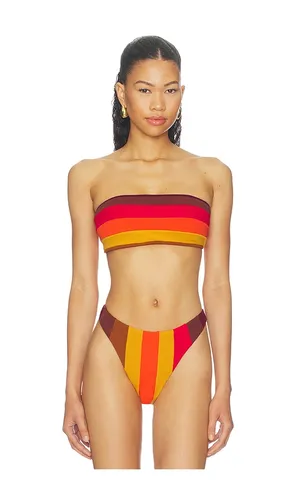 Golden Hour Bandeau Bikini Top in Multi. - size L (also in M, S) - Nau Bikinis - Modalova
