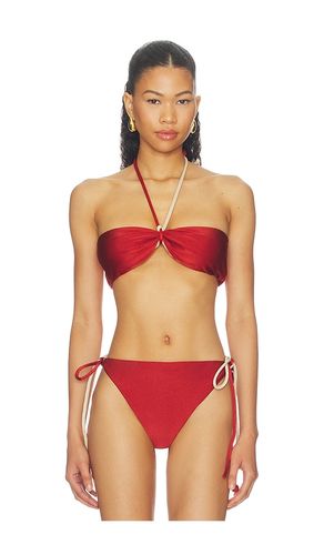 Rio Classic Halterneck Bikini Top in Brick. - size L (also in M, S, XS) - Nau Bikinis - Modalova