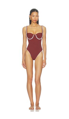 Corda Pin-up One Piece in Brown. - size S (also in XS) - Nau Bikinis - Modalova