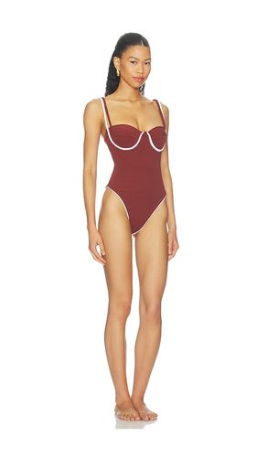 Corda Pin-up One Piece in Brown. - size S (also in XS) - Nau Bikinis - Modalova