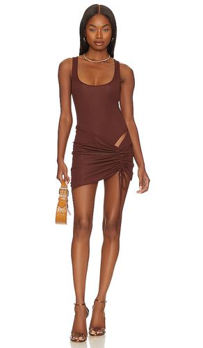 Greer Mini Dress in Brown. - size L (also in M, XL) - NBD - Modalova