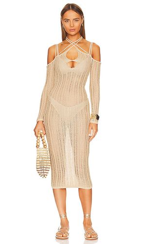 Evangeline Maxi Dress in Tan. - size M (also in S) - NBD - Modalova