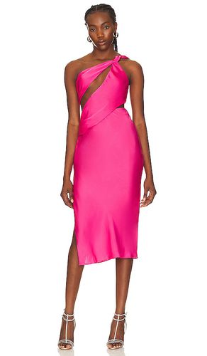 Misha Midi Dress in Pink. - size L (also in M, S, XL, XS) - NBD - Modalova