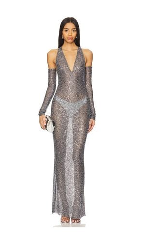 The Freya Gown in Metallic Silver. - size L (also in M, S, XL, XS) - NBD - Modalova