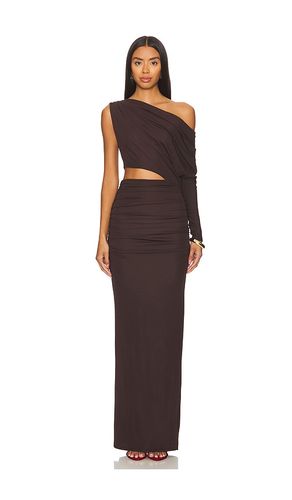 Yahaira Maxi Dress in Brown. - size L (also in XS) - NBD - Modalova