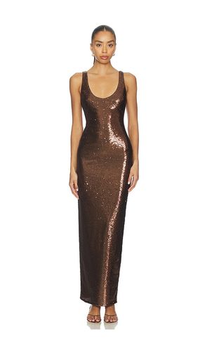 Janhvi Maxi Dress in Chocolate. - size L (also in S) - NBD - Modalova