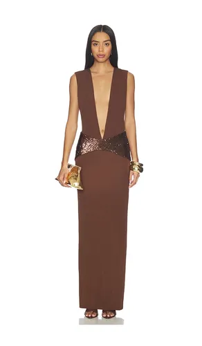Allona Gown in Brown. - size L (also in M, S, XL, XXS) - NBD - Modalova
