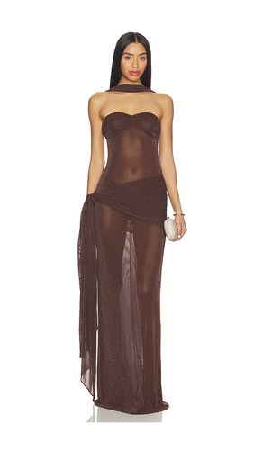 Smita Gown in Chocolate. - size L (also in M, S, XXS) - NBD - Modalova