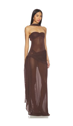 Smita Gown in Chocolate. - size L (also in M, S, XXS) - NBD - Modalova
