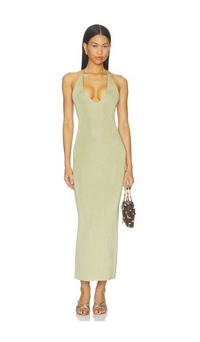 Jamy Deep V Shimmer Maxi Dress in . - size M (also in S, XL) - NBD - Modalova
