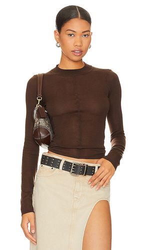 Tayla Crew Neck Pullover in Chocolate. - size L (also in M, S, XS, XXS) - NBD - Modalova