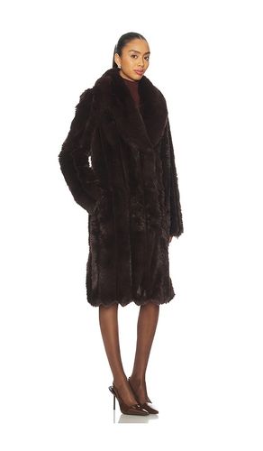 X Emma Leger Nadia Coat in Chocolate. - size M (also in S) - NBD - Modalova