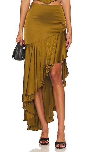 Amrita Maxi Skirt in Olive. - size L (also in M, S, XL, XS) - NBD - Modalova