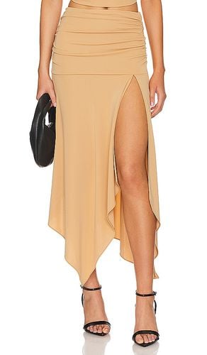 Falda midi emaline en color bronce talla M en - Tan. Talla M (también en L, XS) - NBD - Modalova