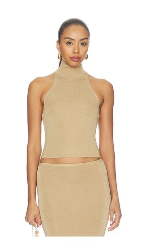 Nyla Shimmer Mock Neck Tank in . Size L. Also in M, S, XL - NBD - Modalova