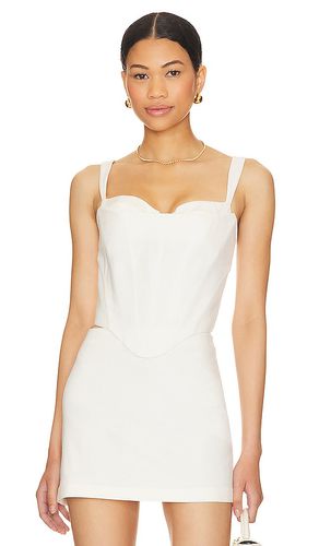 Millie corset top en color blanco talla L en - White. Talla L (también en S, XL, XS) - NBD - Modalova