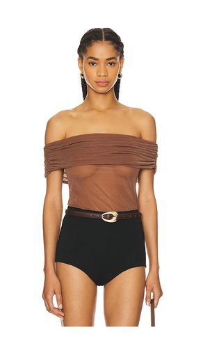 X Maggie MacDonald Hannah Top in Brown. - size M (also in XL) - NBD - Modalova