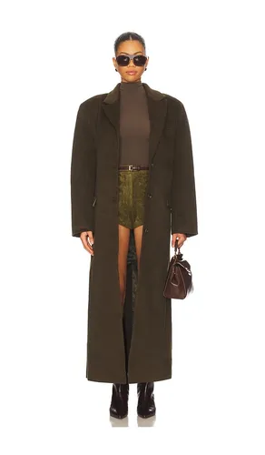 The Isla Coat in Olive. - size L (also in M, S) - Nakedvice - Modalova