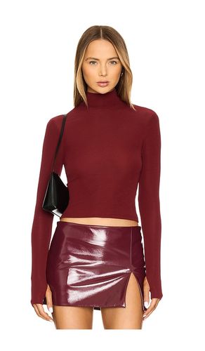 The Imogen Turtleneck Top in Burgundy. - size L (also in S, XL, XS) - Nakedvice - Modalova