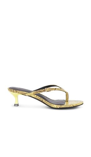 The Tayla Heel Sandal in Yellow. - size 10 (also in 5, 6, 7, 8, 9) - Nakedvice - Modalova