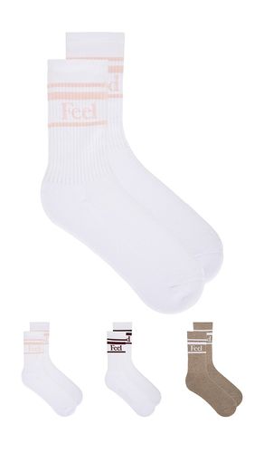 Feel Good Varsity 3-pack Sock in - Negative Underwear - Modalova