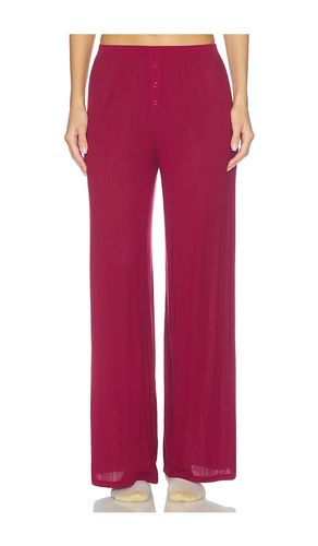 Whipped Track Pant in Burgundy. - size 0 (also in 1, 2, 3, 5) - Negative Underwear - Modalova