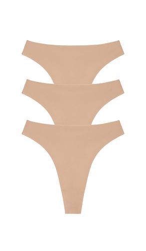 Base High Thong 3-pack in Nude. - size M (also in XL, XS, XXL) - Negative Underwear - Modalova