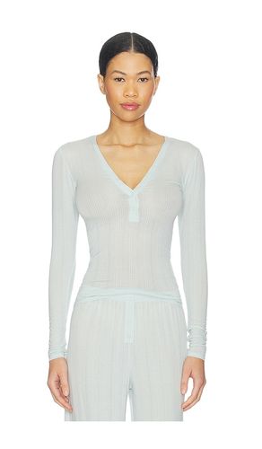 Whipped Henley in Baby Blue. - size L (also in M, S, XL) - Negative Underwear - Modalova