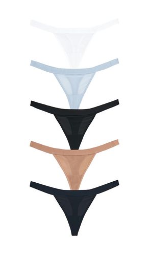 Sieve Thong (5-pack) in Blue. - size L (also in M, S, XL, XS) - Negative Underwear - Modalova