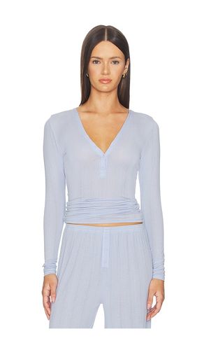 Whipped Henley in Blue. - size XL/1X (also in XXL/2X) - Negative Underwear - Modalova