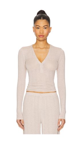 Whipped Henley in Beige. - size L (also in M, S, XL/1X) - Negative Underwear - Modalova