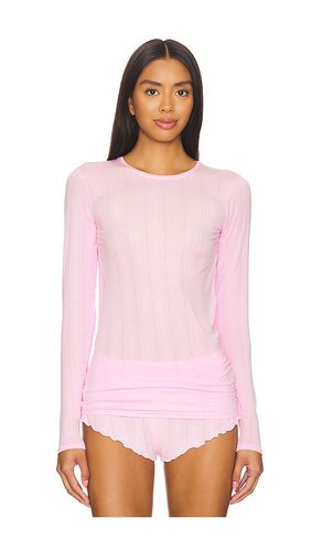 Whipped Long Sleeve in Pink. - size L (also in M, S, XL, XS) - Negative Underwear - Modalova