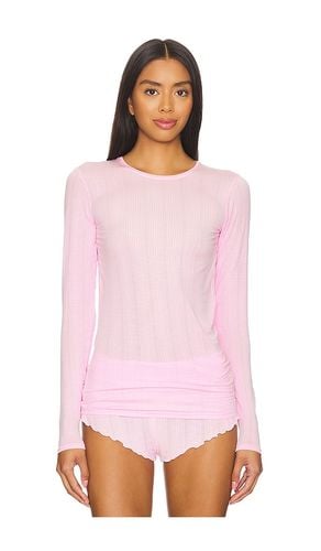 Whipped Long Sleeve in Pink. - size L (also in S, XS) - Negative Underwear - Modalova