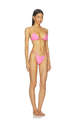 Latex Splash Barbie Triangle Bikini Set in . - size L (also in M, S) - naranja furcado - Modalova