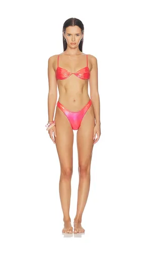Latex Splash Apple Bikini Set in . - size L (also in M, S) - naranja furcado - Modalova