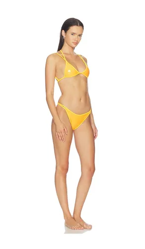 Latex Splash Sun Matte Bent Bikini Set in . - size L (also in M, S) - naranja furcado - Modalova