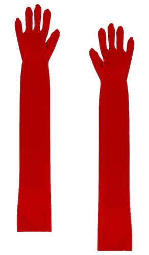 Long Gloves in Red. - size M/L (also in XS/S) - Norma Kamali - Modalova