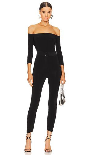 Off shoulder catsuit en color talla XL en - Black. Talla XL (también en L, M, S, XS, XXS) - Norma Kamali - Modalova