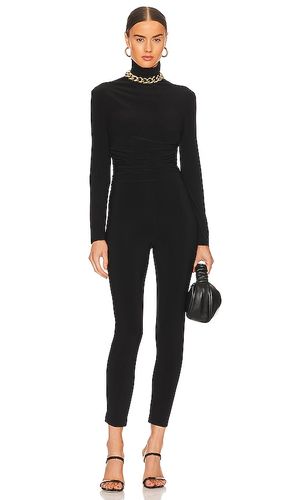 Turtleneck catsuit en color talla L en - Black. Talla L (también en M, S, XL) - Norma Kamali - Modalova