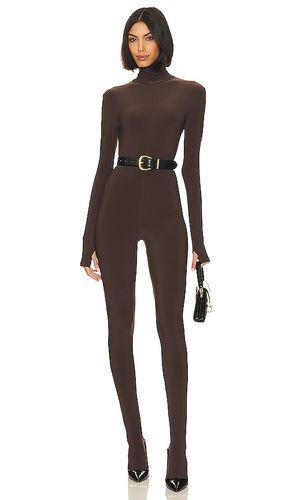 Slim Fit Turtle Catsuit With Footsie in . - size L (also in M, S, XL) - Norma Kamali - Modalova